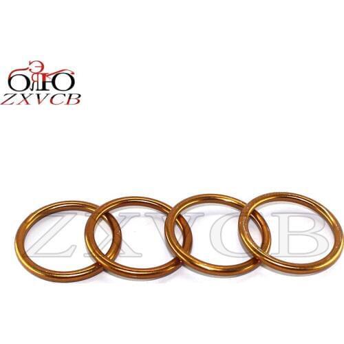 4pcs FOR KVF 300 B Prairie 300 1999-2002 KLF 400 B1-B7 Bayou 4x4 93-99 KVF 400 A1/A2 Prairie 4x4 1997 1998 Exhaust Pipe Gasket