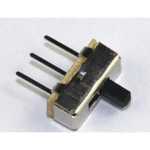 50pcs SS12D00G3 2 Position SPDT 1P2T 3 Pin PCB Panel Mini Vertical Slide Switch