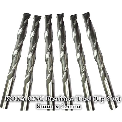 8mm*42mm,Freeshipping,CNC wood tools,carbide End Mill,woodworking insert router bit,Tungsten milling ,MDF,PVC,Acrylic,Wood tools