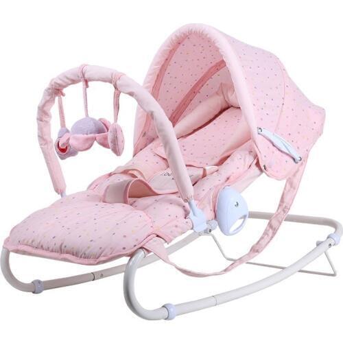Free shipping baby rocking chair sit and lie baby balance chair infant cradle swing chair gift Baby bed