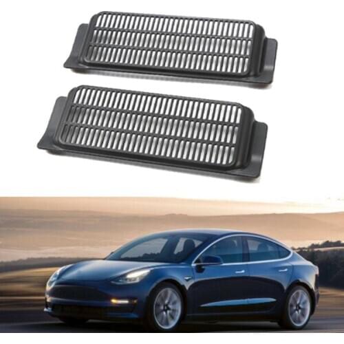 For Tesla Model 3 Interior Back Air Outlet Vent Cover Anti-Blocking Under Seat