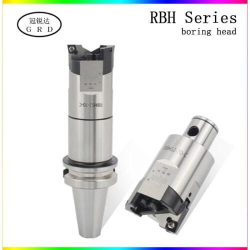 CNC Adjustable RBH double-edged BT40 holder machining center boring bar boring cutter with boring handle LBK rough boring head