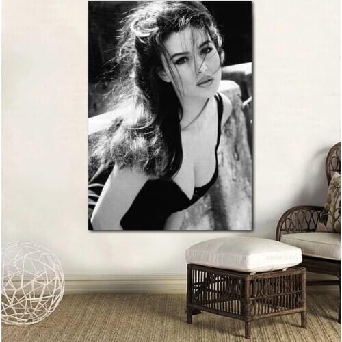 Home Decorative Monica Bellucci Beautiful Sexy Canvas HD Prints Paintings Modular Pictures Wall Art Posters Artwork No Framed