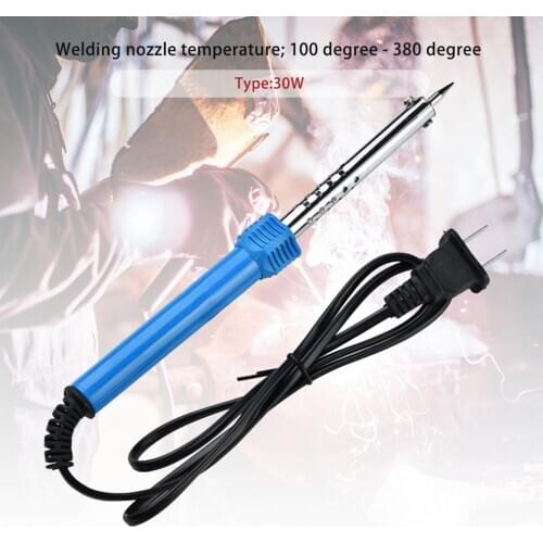 30W/40W/60W Electric Soldering Iron High Temperature Solder Welding Gun Tool Electric Iron Pencil Welding Tip US Plug