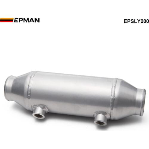 Epman Barrel Style Cooler Liquid to Air Intercooler 4" x8" OD 2.5" For Supercharger Engine EPSLY200