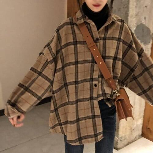 Houzhou Women's Plaid Shirts