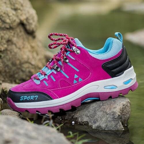 Camel Jinge Brand Breathable Hiking Shoes Men Couples Non-slip Rock Trekking Shoes Men Red Outdoor Protect Chunky Sneakers Women