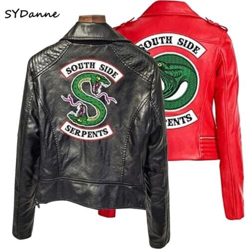 Riverdale Southside Jacket Riverdale PU Leather coat South Side Womens coat Serpents Riverdale Gifts coat Women Girls