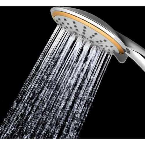 3 Modes ABS Plastic Bathroom Shower Head Large Plate Circular Chrome Rain Head Water Saver Classic Design Rain Shower Hot Sale
