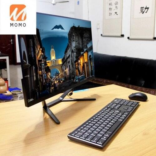 Best 23.8 desktops I7 8700 DDR4 8GB M.2 128G SSD Computer All In One With DVD /Camera PC gamer