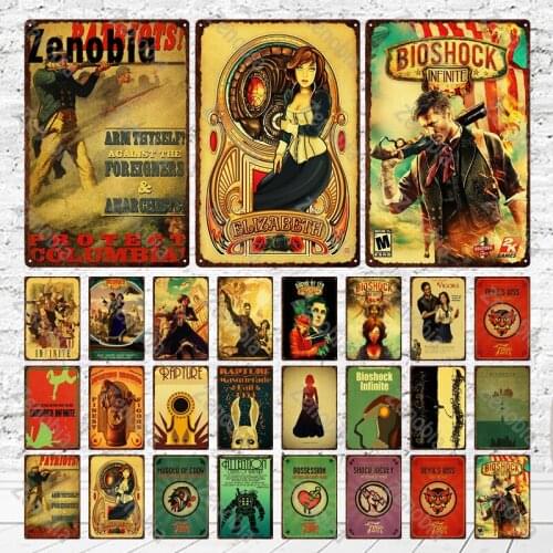 Retro Movie Metal Posters Vintage Classic Metal Tin Sign Plate Home Decoration Wall Stickers for Bar Pub Club Bedroom Home Decor