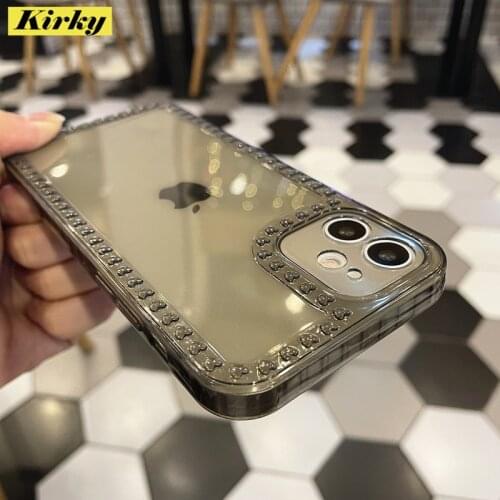Cute Thick Shockproof Silicone Phone Case For iPhone 12 11 Pro Xs Max Camera Protection Case For iPhone Xr 6 7 8 Plus Back Cover