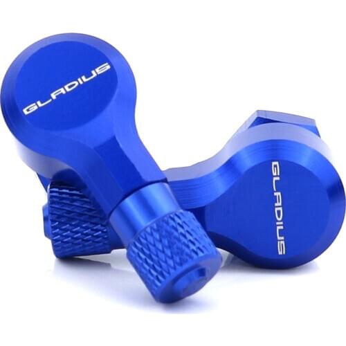 Motorcycle Front and Rear CNC Wheel Tubeless Tire Valve Stems 90 Degree 11.3mm For Suzuki SFV650 GLADIUS