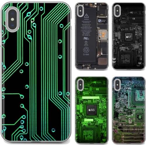 For iPhone iPod Touch 11 12 Pro 4 4S 5 5S SE 5C 6 6S 7 8 X XR XS Plus Max 2020 Soft Shell Covers A6 A7 Chip Internal Board