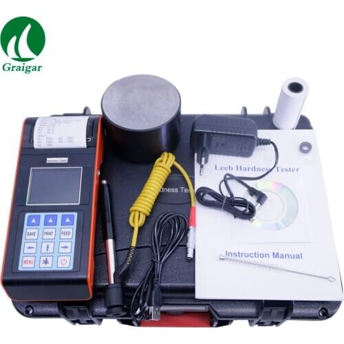 NDT290+ Portable Hardness Tester with Printer and LCD Display