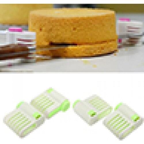 New Useful Cake Cutter Bread 5 Layers Kitchen DIY Metal Leveler Slicer Cutting Fixator Tools Porcable Kitchen Accessories