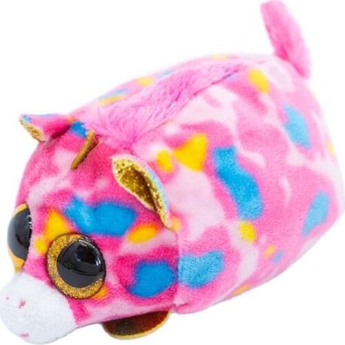 10cm Ty big eyes plush doll mobile phone wipe Pink unicorn collection boy girl birthday Christmas gift For kids