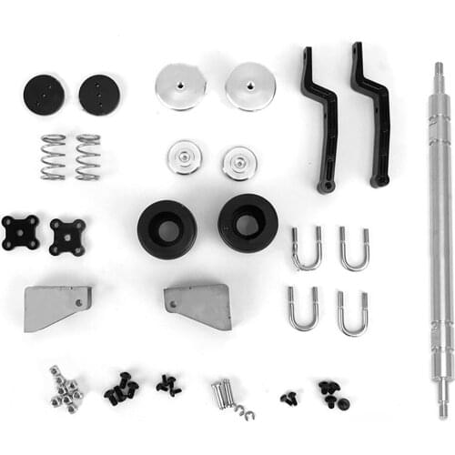 Pneumatic Suspension Air Unpowered Axle for 1/14 RC Truck Semi Trailer Modified Parts