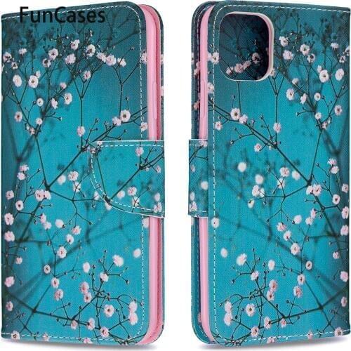 Half Wrapped Cases For cover iPhone 11 Pro Max Hoesje Life Tree Flip Book Case Carcaso sFor iPhone cellular 11 Pro Max 6.5" 2019