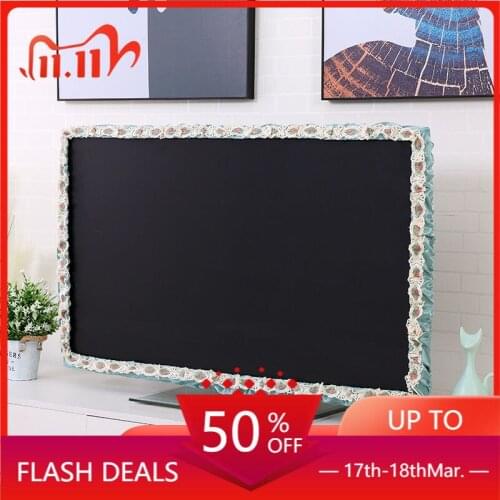 New Always-on TV Computer Frame Decoration Ferrule TV Dust Cover TV Circle Modern Minimalist plinth covers elastic