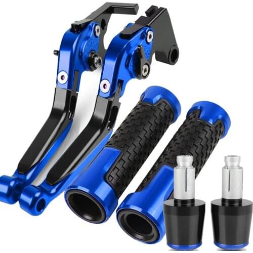 Motorcycle CNC Adjustable Foldable Brake Lever Clutch Handlebar Handle Grips Ends For YAMAHA Blaster YFS200 YFS 200 2005-2006
