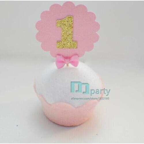 Number Cupcake Toppers, cupcake toppers (12 toppers), birthday cupcake topper, boho cupcake topper, one cupcake topper