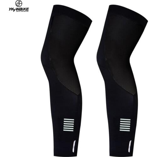 YKYWBIKE Cycling Leg Warmers Unisex Calf Compression Sleeves Outdoor Sports Running Basketball Football Leg Sleeves UV Protecti