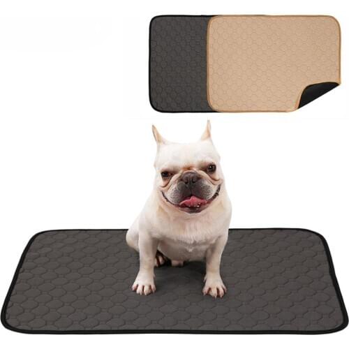 Waterproof Pet Pee Pads Washable Puppy Training Pad Super Absorbent Reusable Dog Diaper for Small Large Dogs Anti-Slip Dog Mat