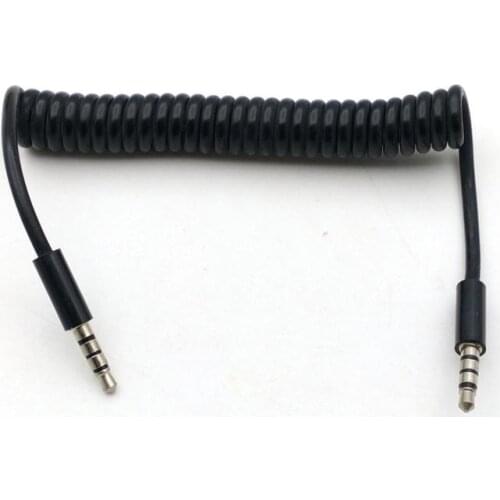 10pcs 3.5mm 4-pole mini aux audio cable male to male Audio Cable