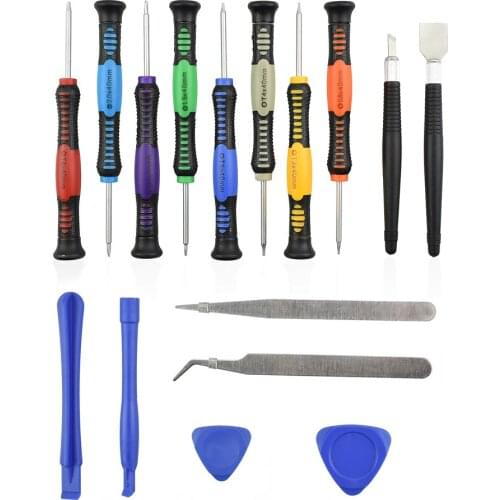 16 In 1 Phone Repair Tools Precision Screwdriver Set Tool Kit Torx T6 Magnetic Multifunctional Non-slip Insulated Screwriver