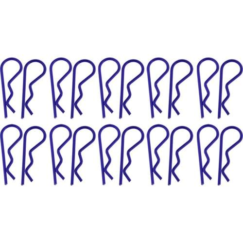 20 Pieces Body Holder Split Pins Body Clips Body Clips for 1/10 1/12 1/16 RC