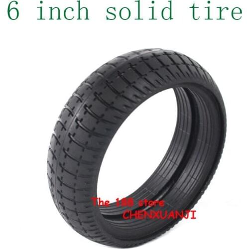 2019 Good New High Performance 6 Inch Solid Tire with Good Quality for Hoverboard Self Balancing Electric Scooter Spare Parts