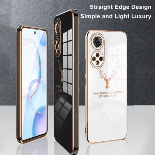 GKK Original Case For Huawei Y9S Nova 5T Honor 20 30 30S Case Luxury Plating Square Anti-knock Soft For Honor 50 Pro SE Cover