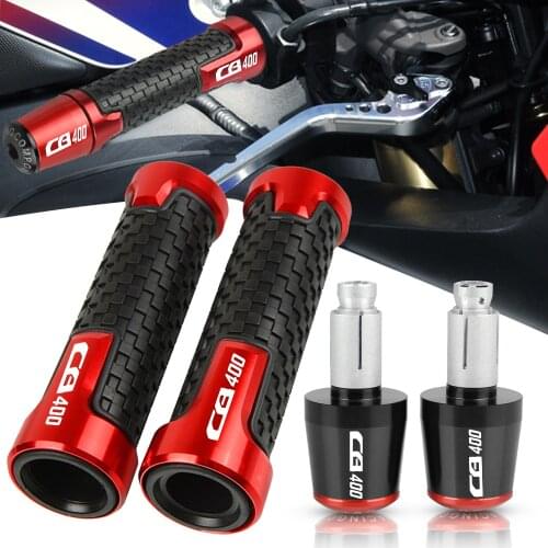 For HONDA CB400F CB400SF CB400VTEC 1992-1998 CB400 CB 400 F SF VTEC 7/8'' 22mm Motorcycle Handlebar Grip Handle Bar Cap End Plug