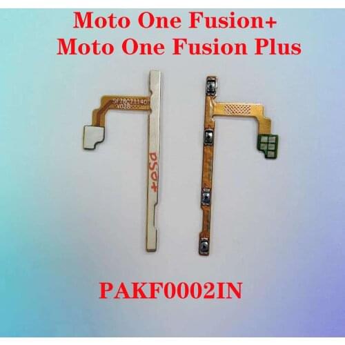 For Motorola One Fusion+ PAKF0002IN button strip Power Volume Up/Down Flex Cable