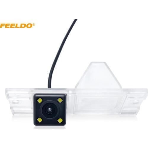 FEELDO Special Car Rearview Camera With LED Light for Mitsubishi Pajero V3/V5/Zinger Backup Camera#4029