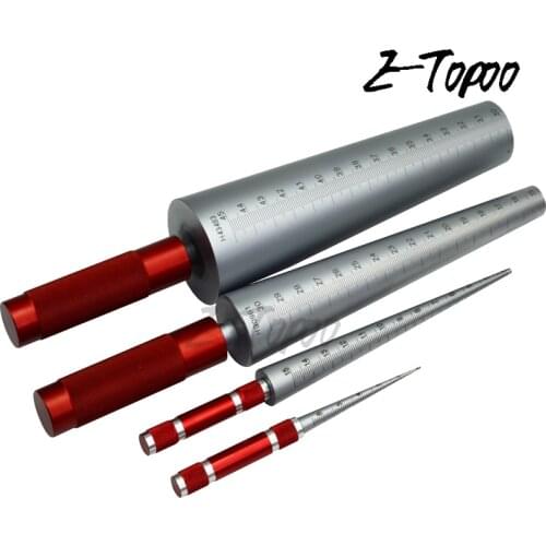 1-6.5mm 3-15mm 15-30mm 30-45mm Conical Feeler Gauge Taper Cone Cylinder Gauge For Measuring Hole Size Diameter Taper Gauge