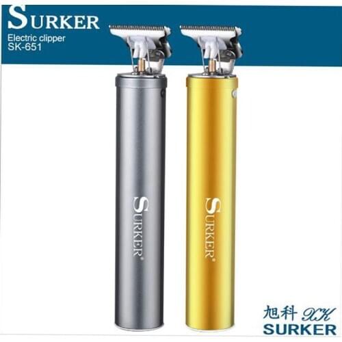 Surker hair trimmer SK-651 USB rechargeable hair clipper oilhead clipper hair carving machcordless Professional haircut machine