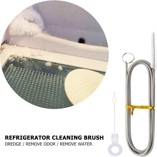 Refrigerator Drain Cleaning Dredge Tool Drain Hole Kit Wash Brush Suction Syringe Hose Portable Clog Remover Cleaning Tools