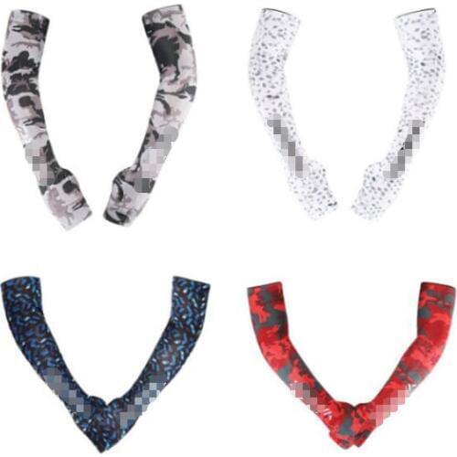 2019 New Summer Fishing Sleeve Gloves Sports Arm Protection Arm Sleeves Clothes Cycling Clothing Ice Silk Elastic Outdoor Gloves