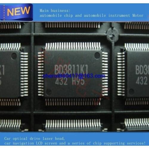New original BD3811K1 BD3811 6ch Volume with 8ch Input Selector QFP-80