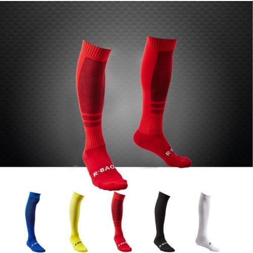 R-BAO One Pair High Quality Football Socks Soccer Socks Men Sports Game Training Chaussette Football Calcetines Meia Futebol