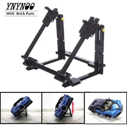 MOC Adjustable Side Vertical Stand for 42083 Bugatti Building Blocks Bricks Model Display Stand High-Tech Parts DIY Toys