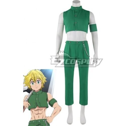 The Seven Deadly Sins: Wrath of the Gods Nanatsu no Taizai Holy War Dragons Sin of Wrath Meliodas Outfit Cosplay Costume E001