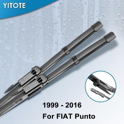 YITOTE Wiper Blades for FIAT Punto Evo / Punto 3 Doors / Punto 5 Doors / Grande Punto Model Year from 1999 to 2016