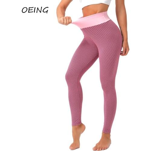 Womens Sport Wear Legging Fitness Yoga Pants High Waist Patchwork Dry Fit Tights Workout Leggings Plus Size