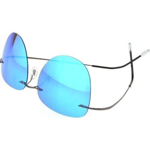 2017 ICE RIMLESS B-TITANIUM Large Size Drivers Tac Enhanced Polarized For Polarised Fishing Uv 400 Women Sunglasses