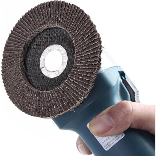 10Pcs 5" 125mm 40 60 80 120 Grit Angle Grinder Flap Sanding Disc Grinding Wheels Silicon Carbide Polishing Grinding Copper