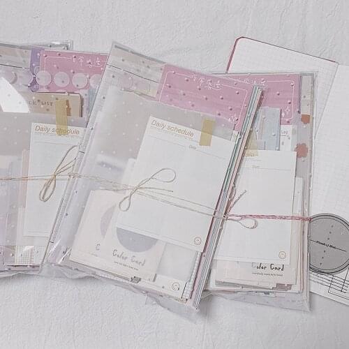180 Pcs Kawaii Memo Material Decoration Stationery Stickers DIY Diary Planner Scrapbooking Label Journal Cutes Girls Styles