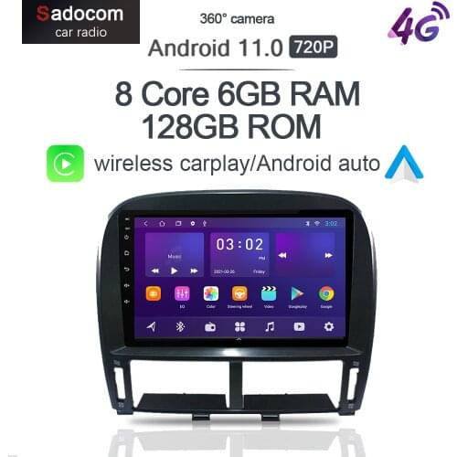360 Panoramic Camera Carplay 6G+128G Android 10.0 Car DVD Player GPS map WIFI Bluetooth 5.0 RDS Radio For Lexus LS430 2003-2006